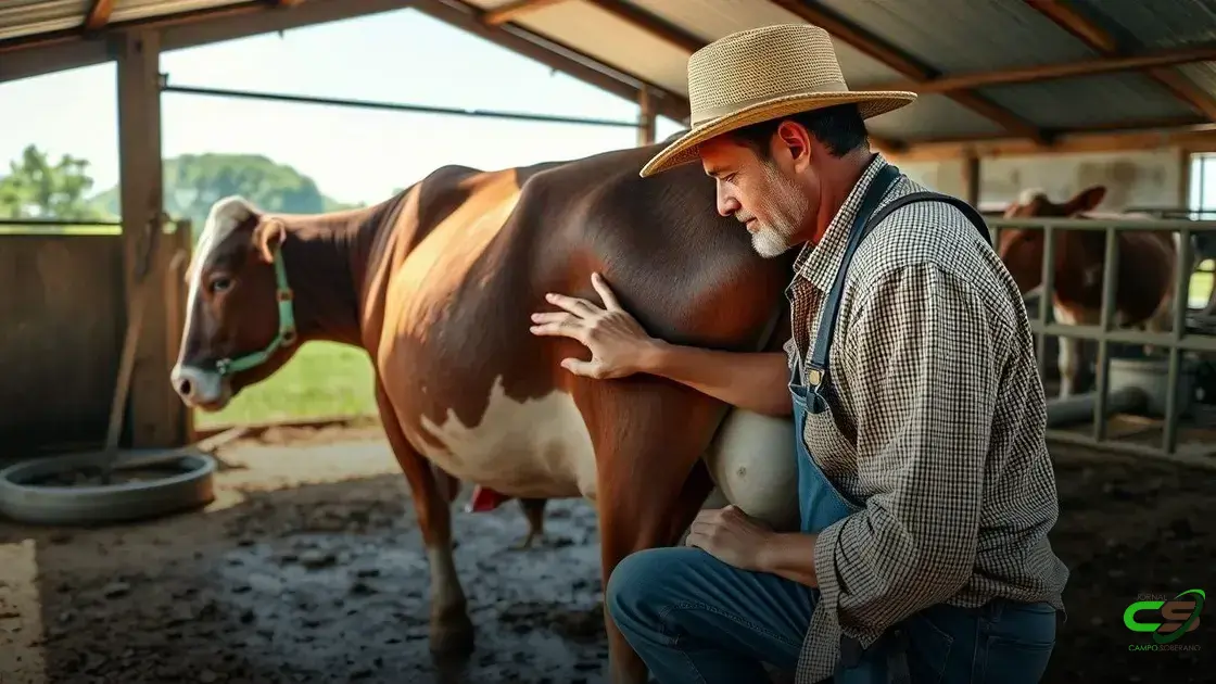 Identificando sinais de que a vaca está pronta para a ordenha