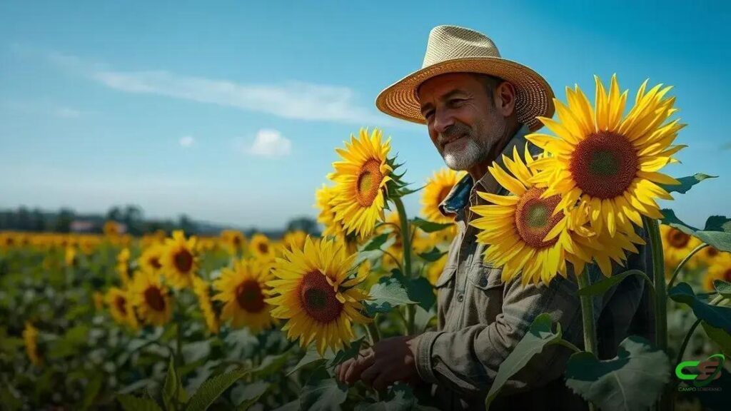 imagem de um girassol: 5 curiosidades para valorizar sua fazenda e encantar o campo