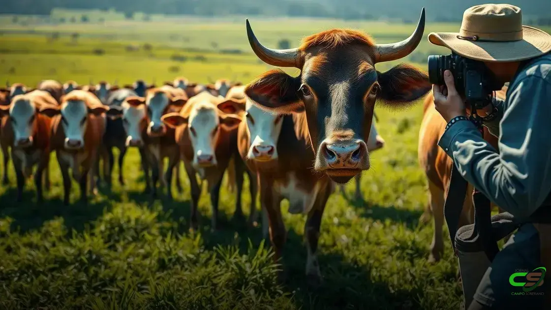 Imagens de gado: dicas para captar fotos que mostram a qualidade do seu rebanho