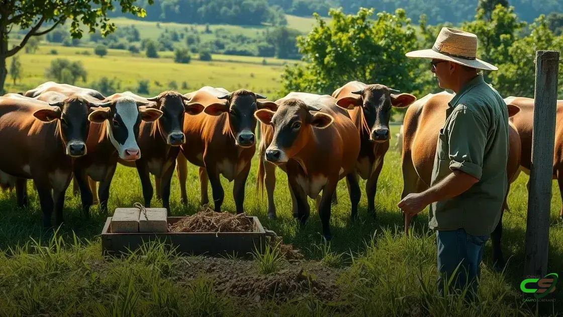 Impacto da alimentação na saúde e na produção de carne ou leite