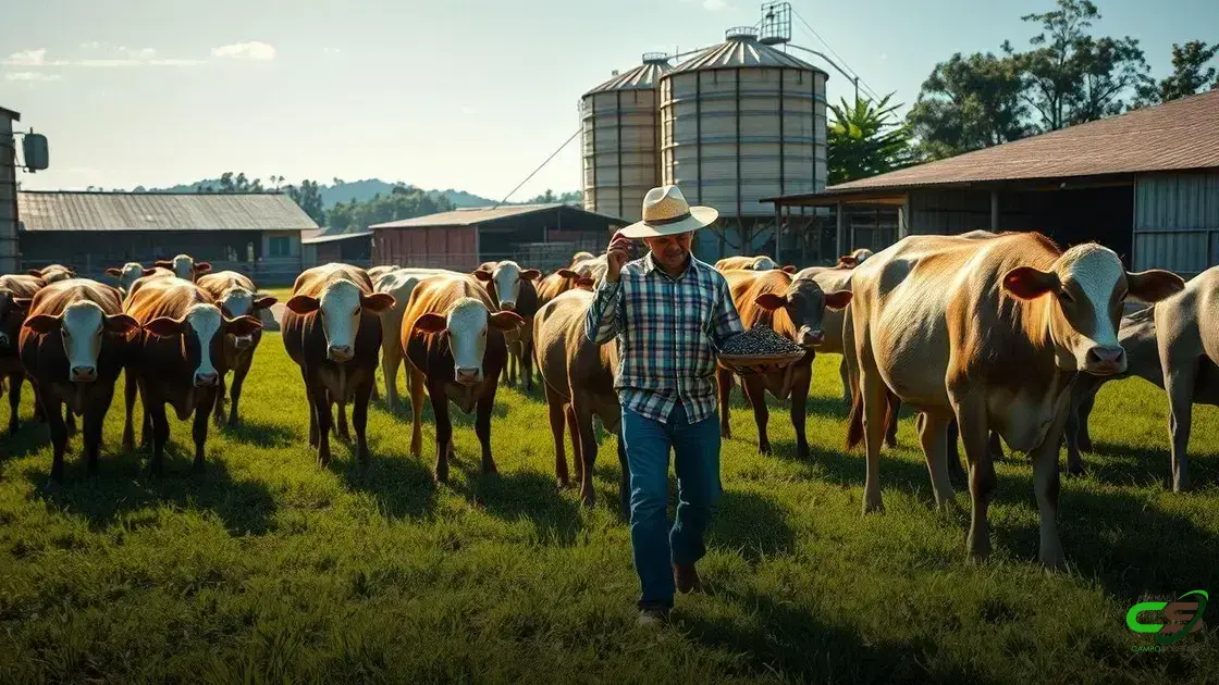 Impacto do farelo de arroz na saúde do rebanho