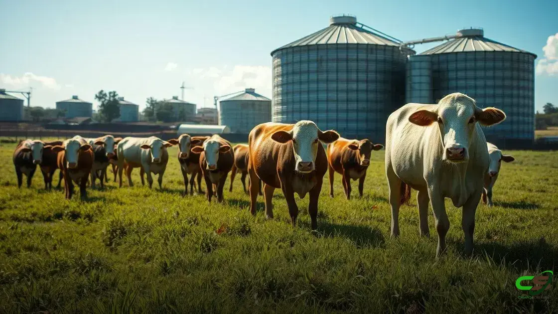 Impacto na produção de carne e leite