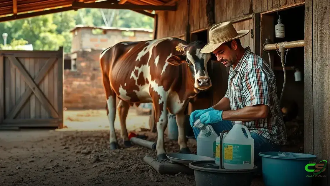 importância da higiene antes e depois da ordenha