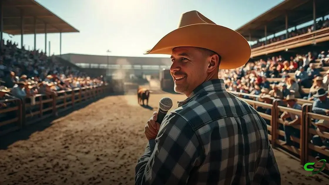 locutor de rodeio: 7 segredos para conquistar público e crescer nos rodeios