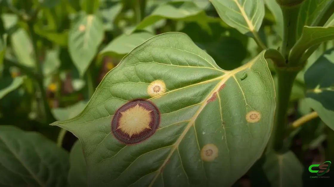 mancha alvo na soja: sintomas, números atuais e como evitar prejuízos na lavoura