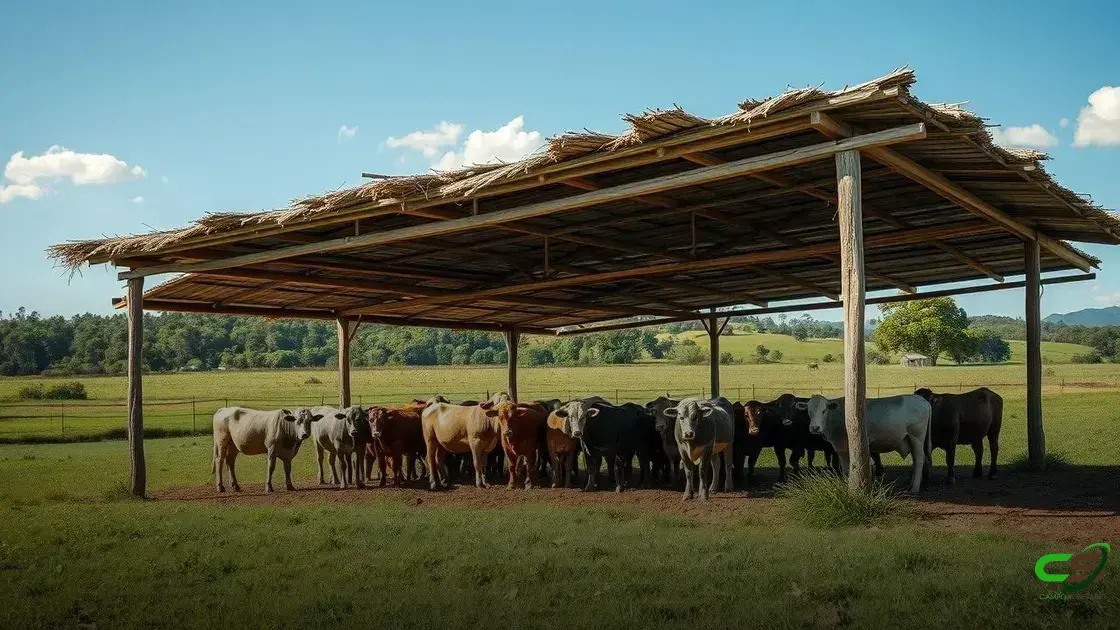 Mangueiro para gado: como proteger seu rebanho do sol e da chuva com dicas práticas
