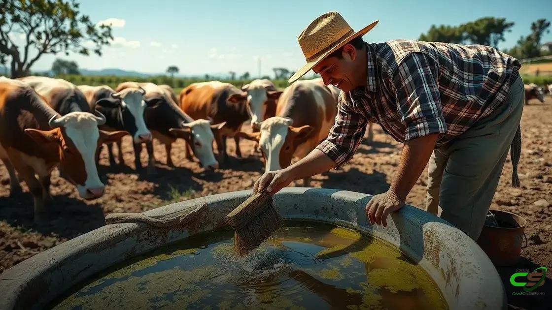 Manutenção básica para evitar contaminação da água Manutenção básica para evitar contaminação da água
