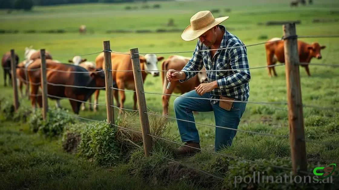manutenção básica para prolongar a vida útil da cerca