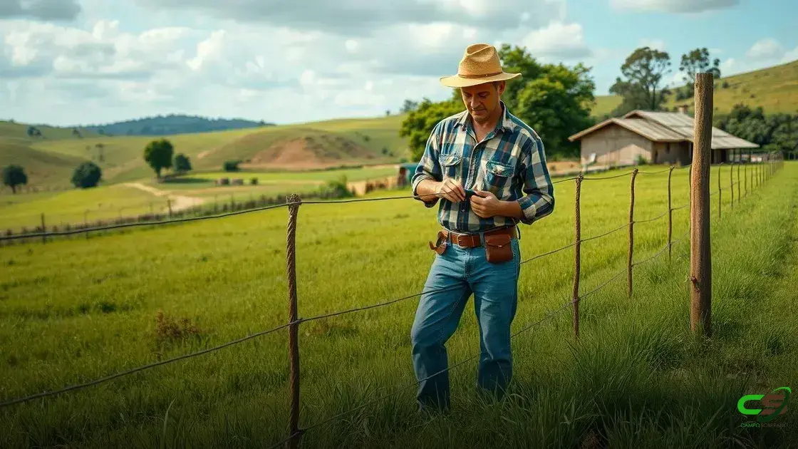 Manutenção da cerca elétrica: dicas para prolongar a vida útil