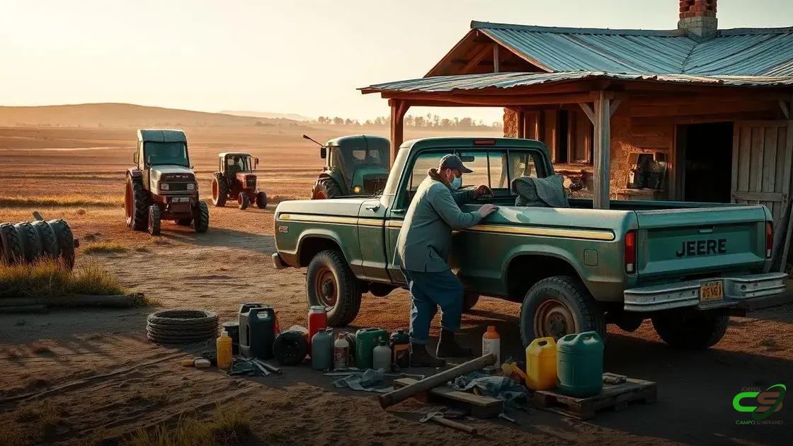 manutenção e cuidados para prolongar a vida útil da picape