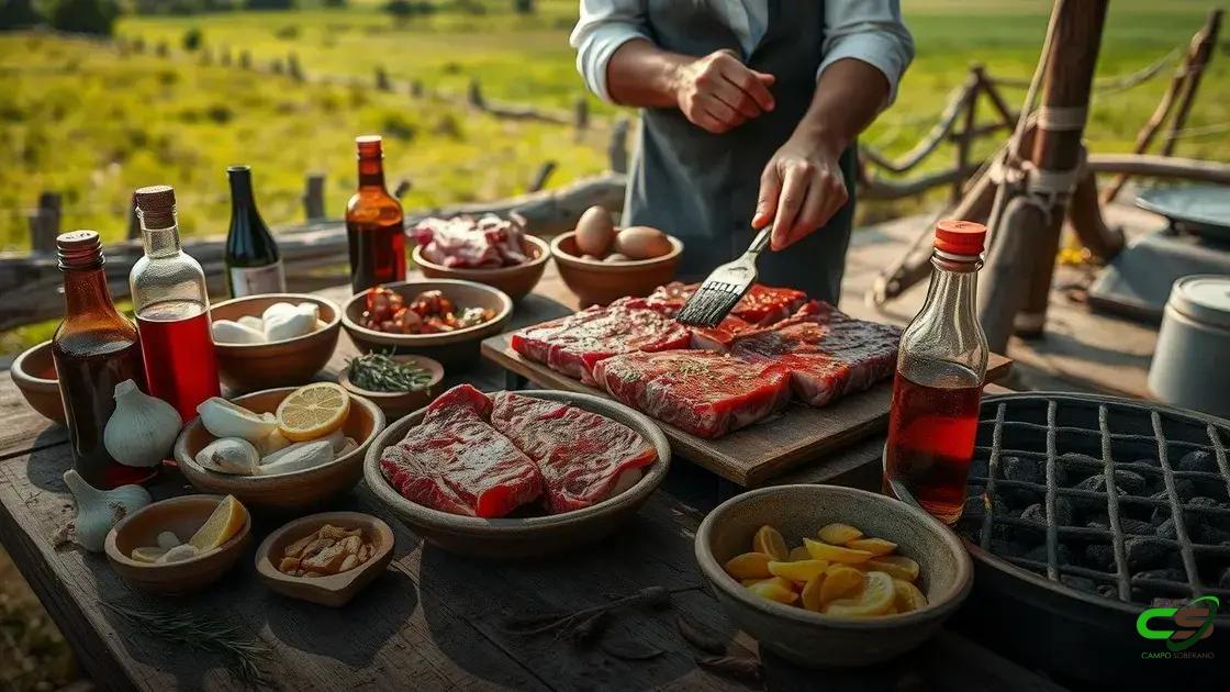 marinadas e temperos que fazem diferença