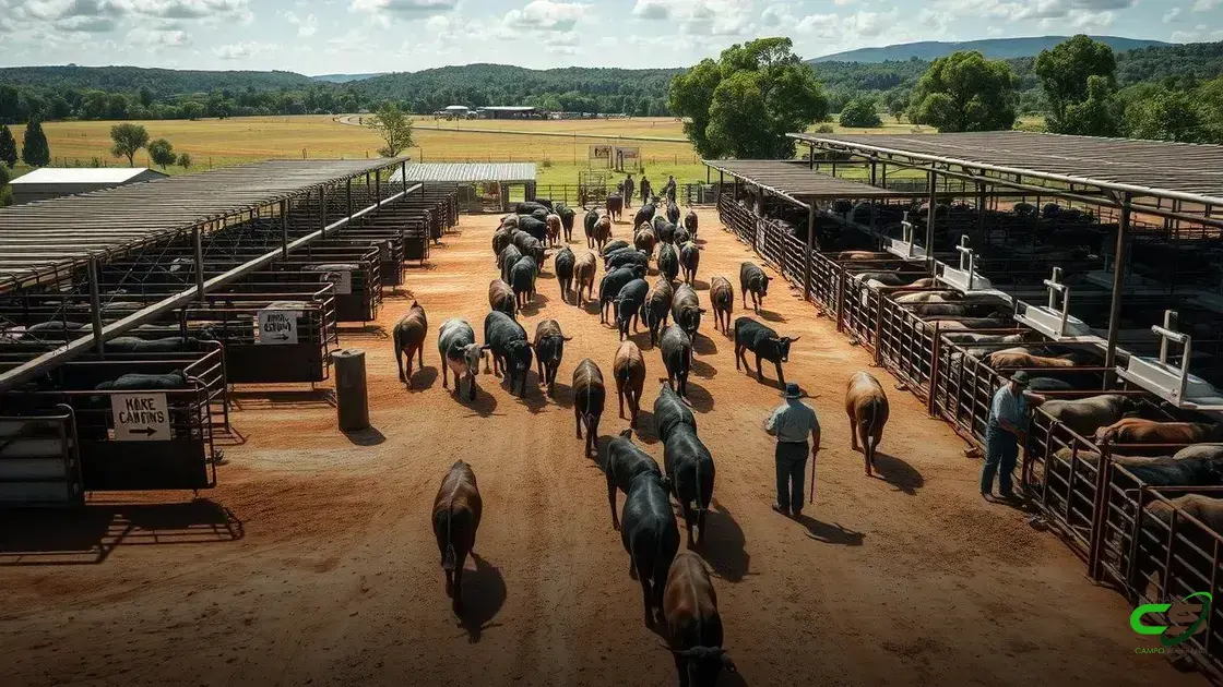 Organização do fluxo de animais e trabalho no curral