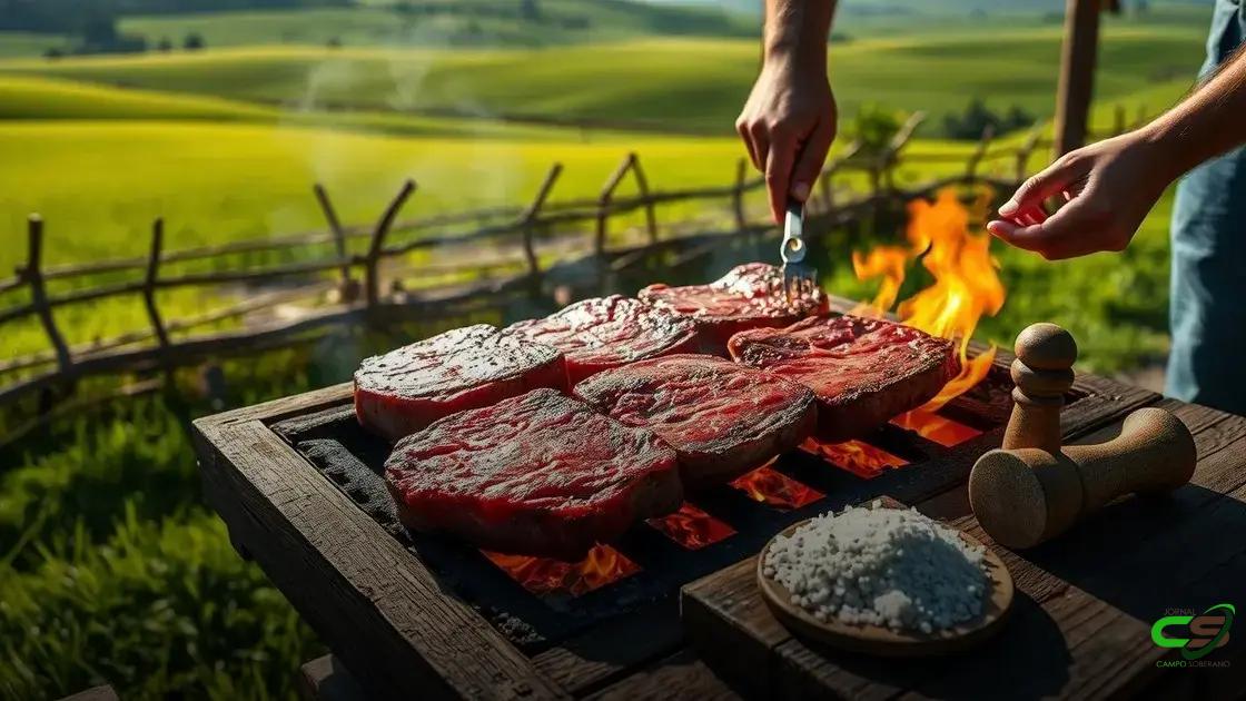 passo a passo para preparar cortes angus no campo