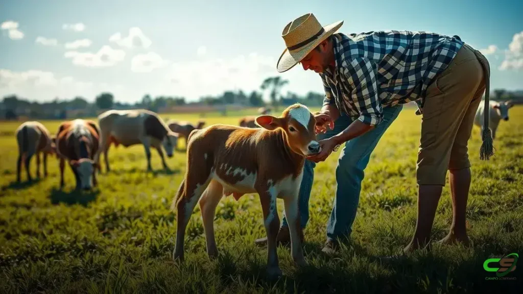 Pecuária: como garantir a saúde e o bom crescimento do seu bezerro Nelore P.O.