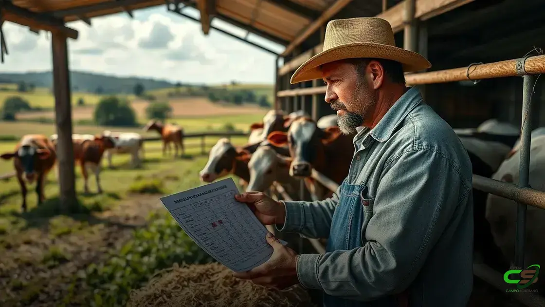 Pense na sua vaca: como montar a tabela de ração ideal sem erro