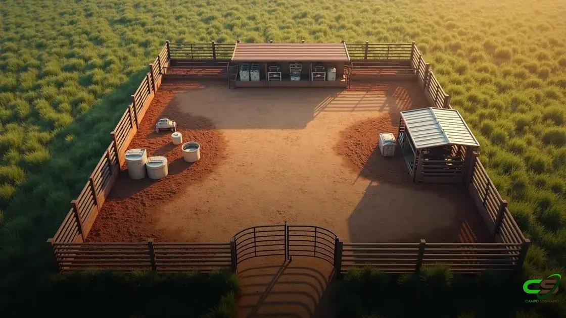 planta de um curral pequeno: 7 modelos práticos para construir no sítio