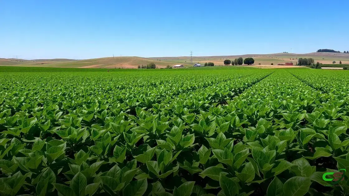 Plantio de soja avança nos EUA e supera média histórica, aponta relatório do USDA