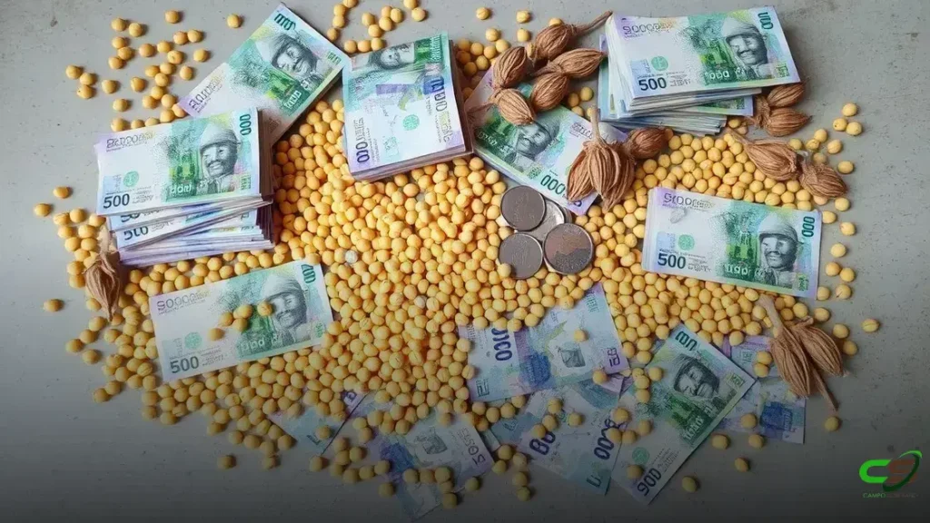 Preços da soja recuam no Brasil na véspera do feriado com pressão externa