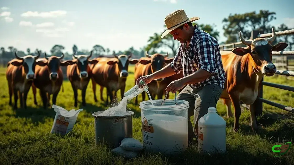 preparando a salmoura para aplicação eficiente