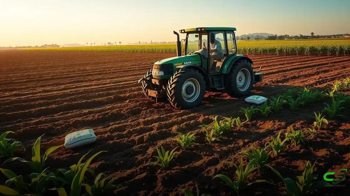 Preparo do solo para garantir o desenvolvimento do milho Preparo do solo para garantir o desenvolvimento do milho