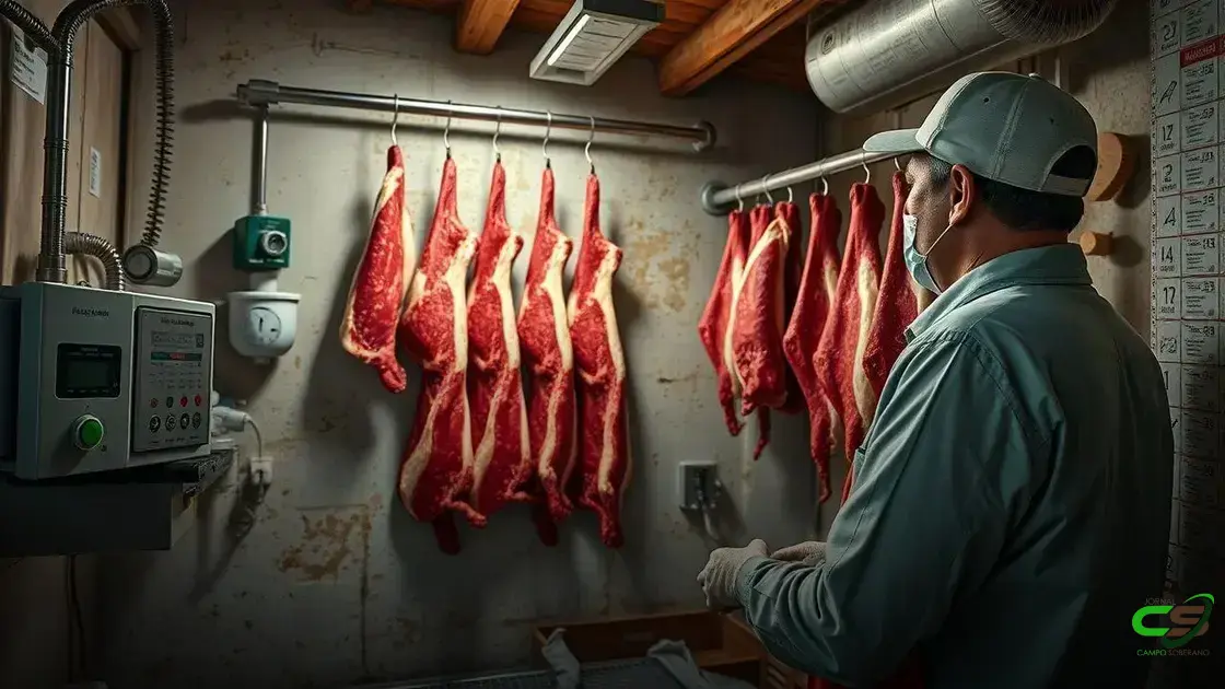 principais desafios e cuidados na produção de carne maturada