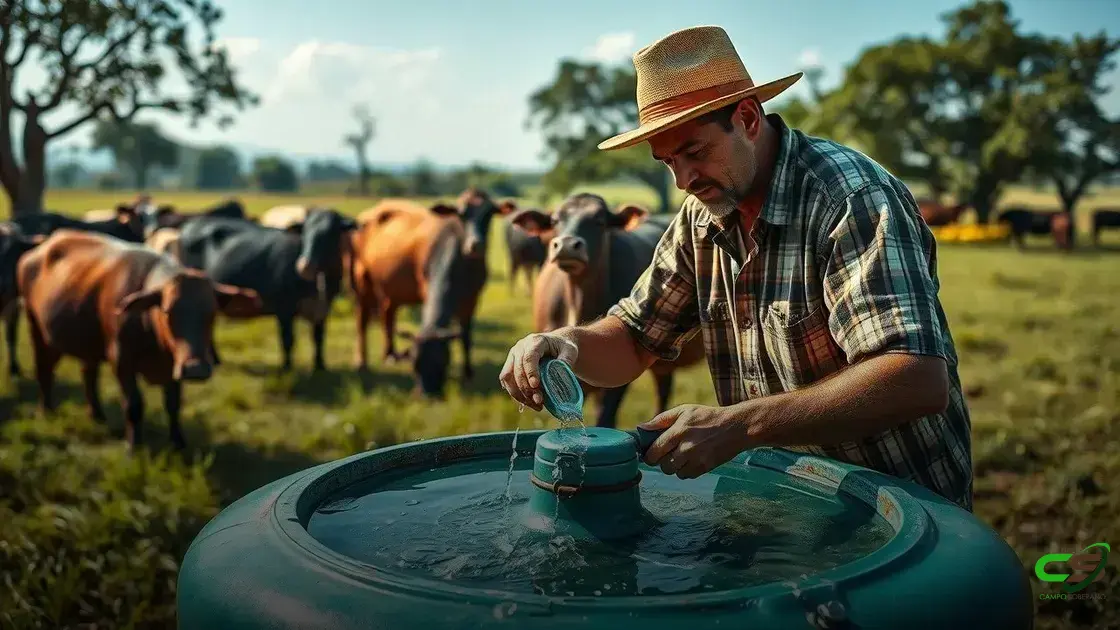 Qualidade da água e higiene do bebedouro Qualidade da água e higiene do bebedouro