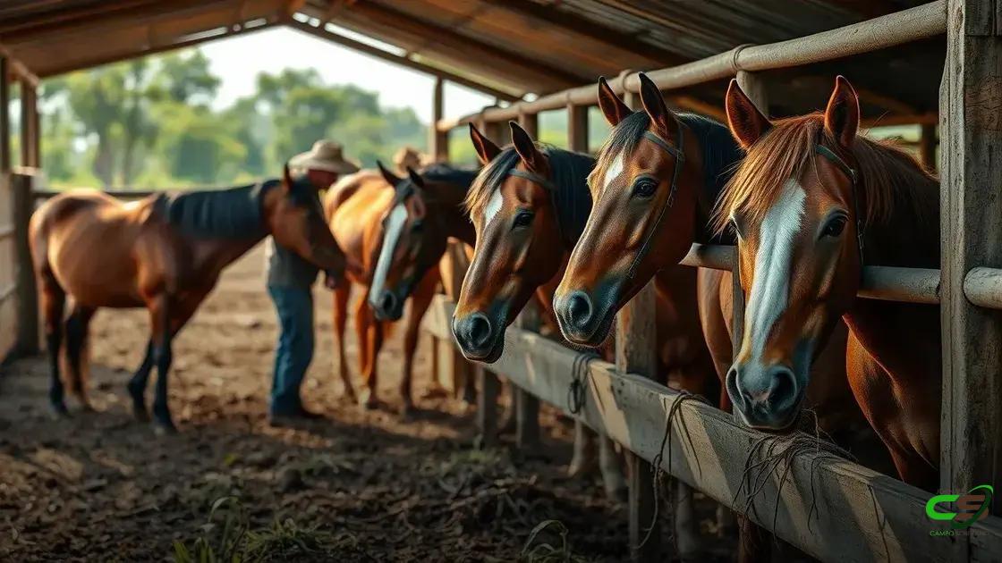Racao para cavalo: 5 dicas pra melhorar a saúde e o desempenho do seu animal