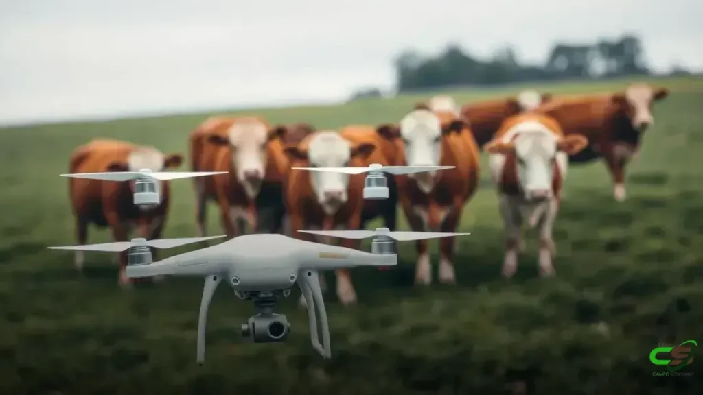 Revolução na pecuária: drone e IA para pesagem e gestão do gado no pasto