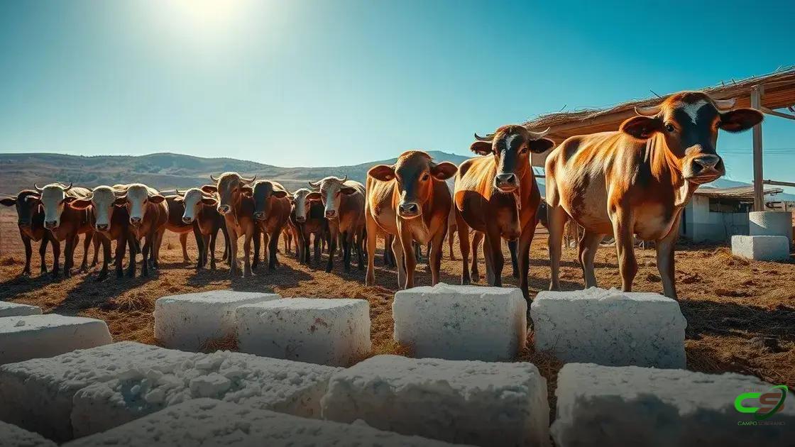 Sal para o gado: 5 dicas para melhorar a saúde e rendimento do rebanho