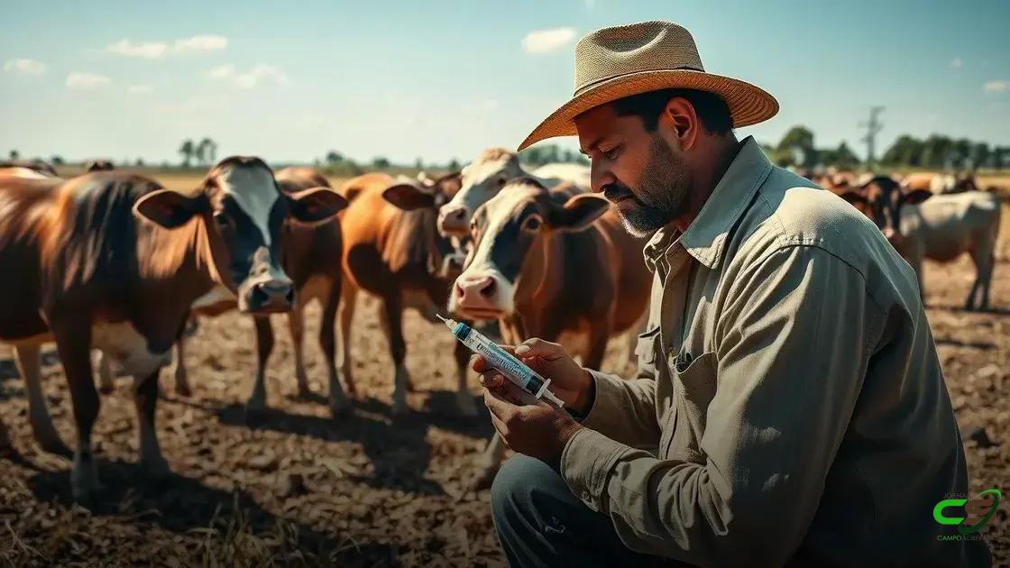 Sinais de que o gado precisa de soro imediatamente
