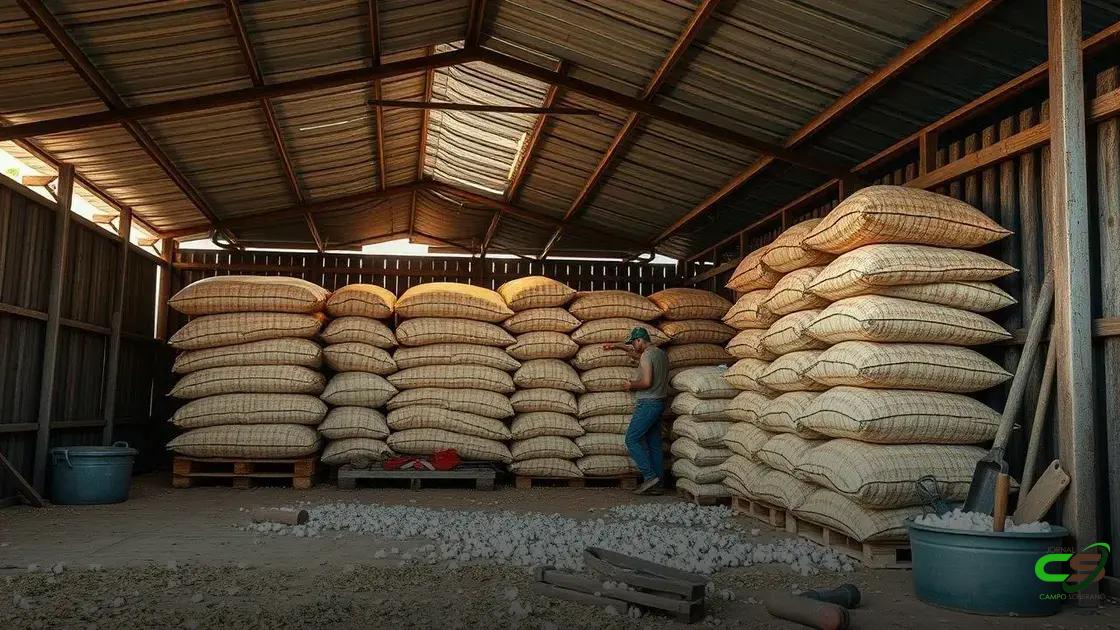 técnicas para conservar e armazenar caroço de algodão técnicas para conservar e armazenar caroço de algodão