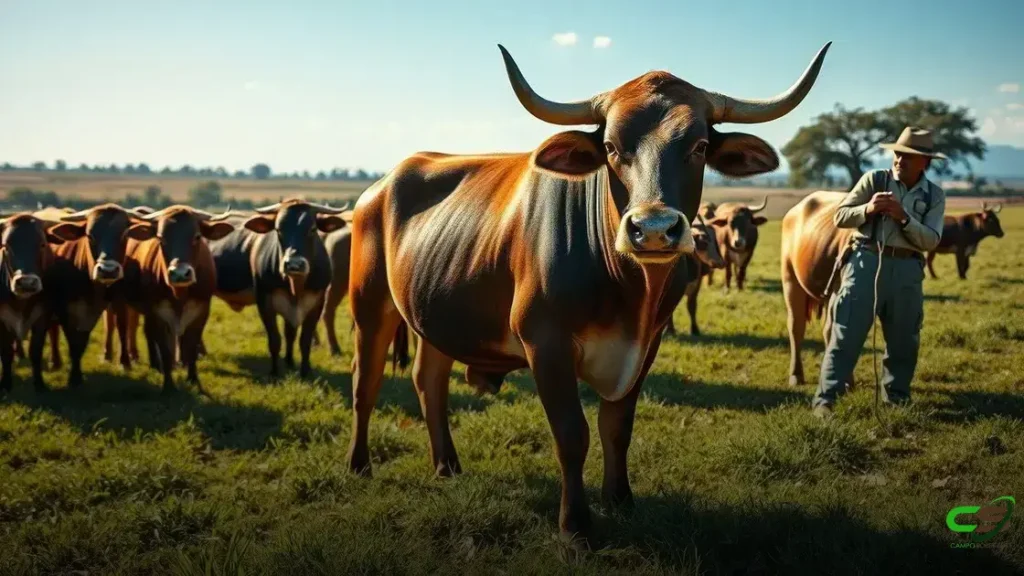 Touro Nelore PO: Como garantir a genética ideal para seu rebanho crescer mais forte