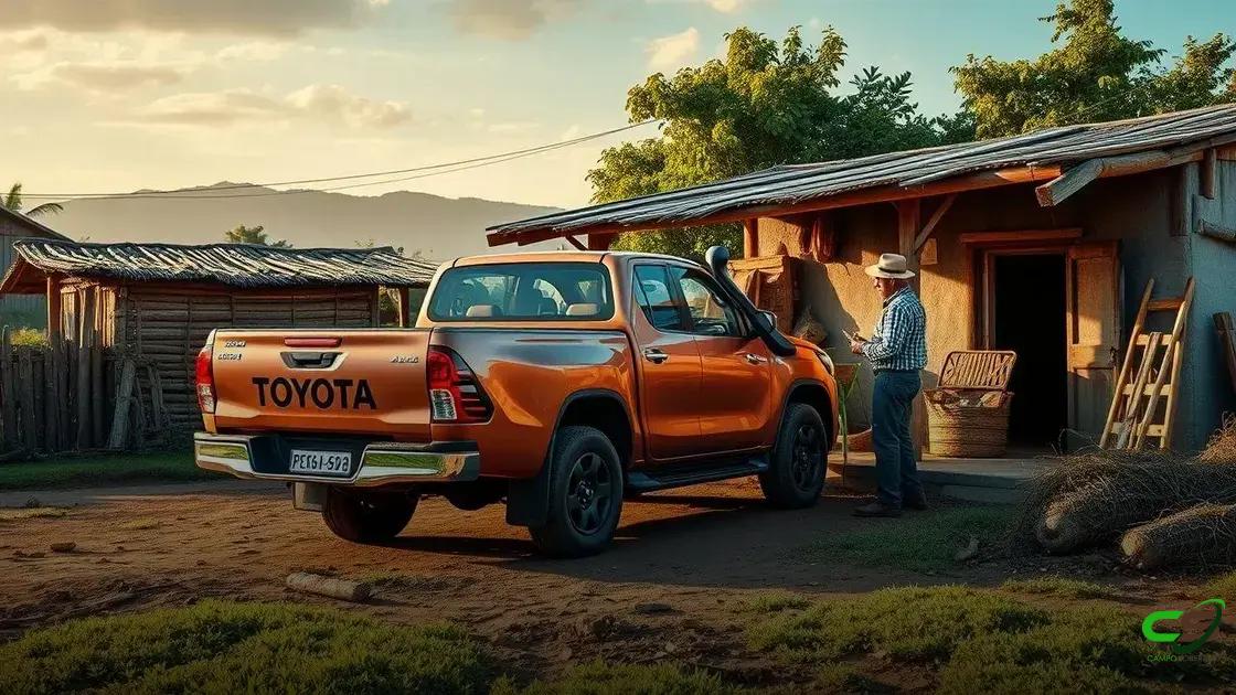 Toyota bandeirantes preço: descubra como avaliar e negociar o usado no campo