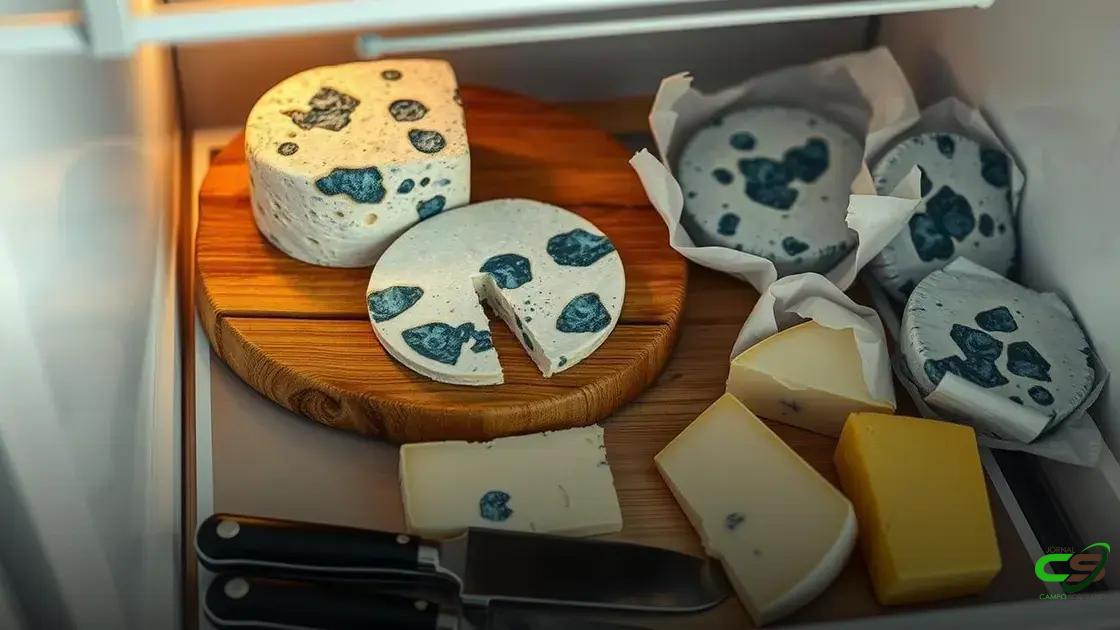 cuidados ao armazenar e servir esses queijos