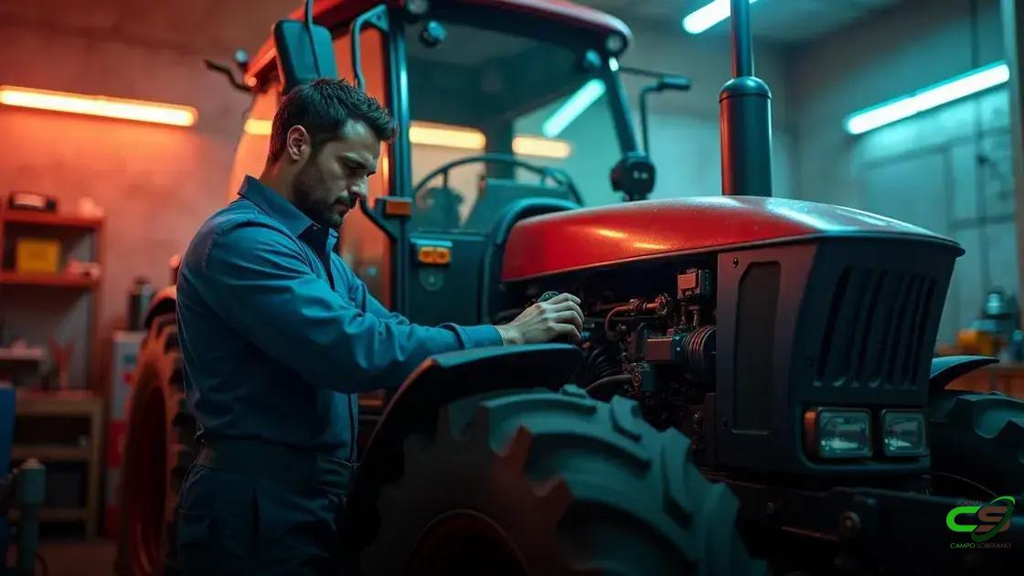 manutenção preventiva para aumentar a vida útil do trator