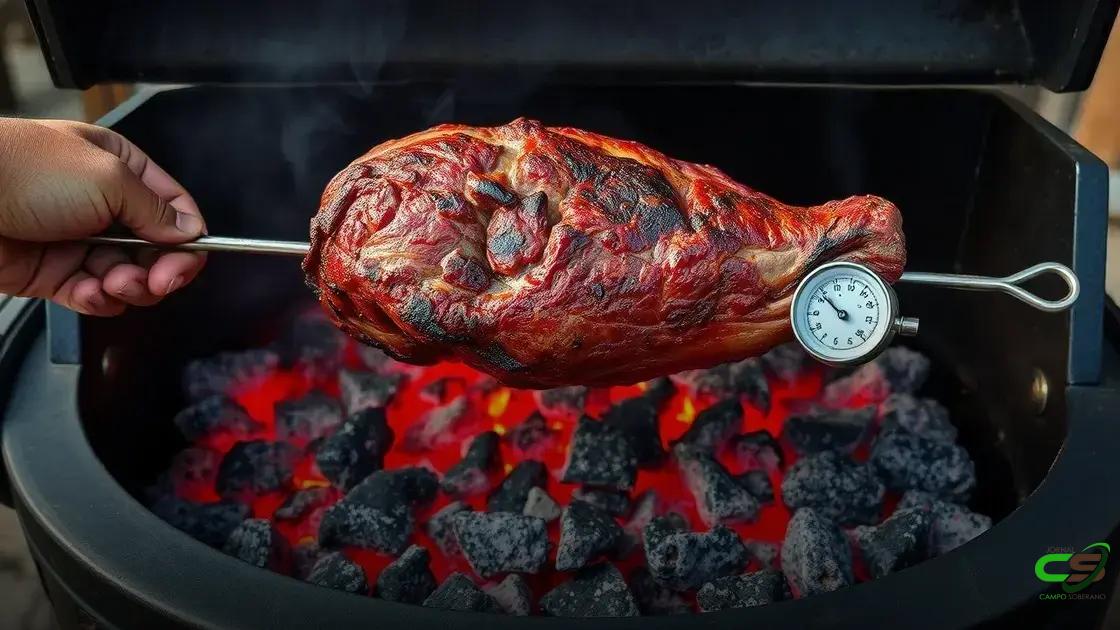 técnicas de fogo e brasa: temperatura certa para assar cupim