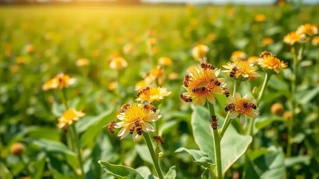 Como a presença das abelhas aumenta a produtividade da soja