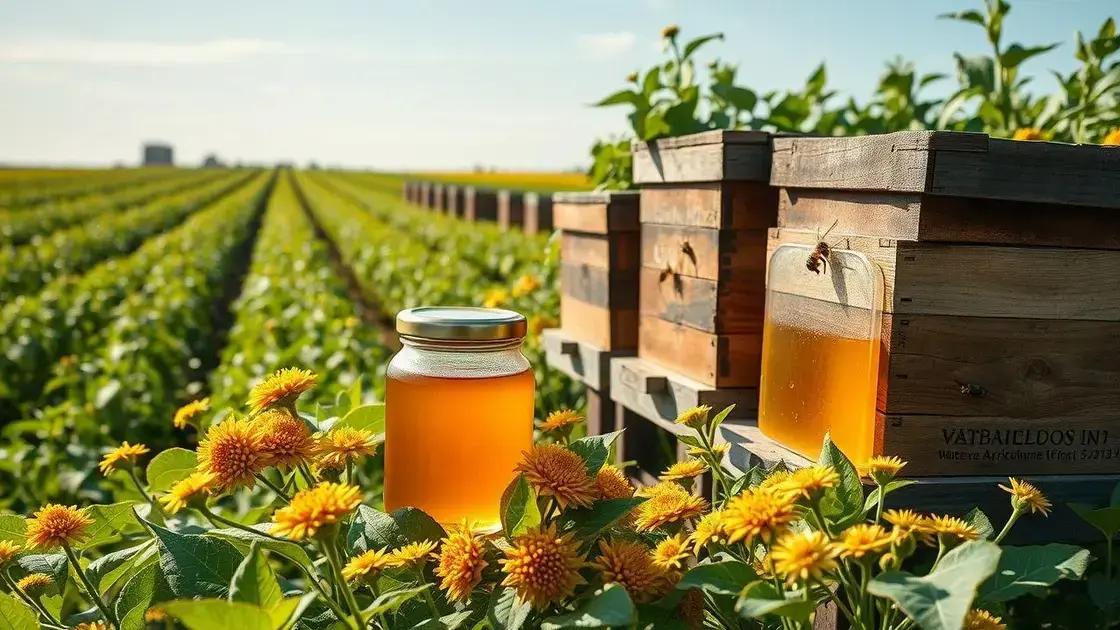 Vantagens econômicas da produção conjunta de soja e mel