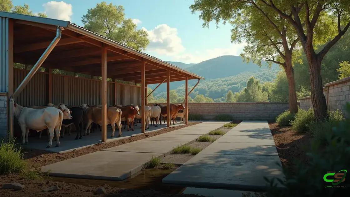 como garantir boa drenagem e limpeza fácil