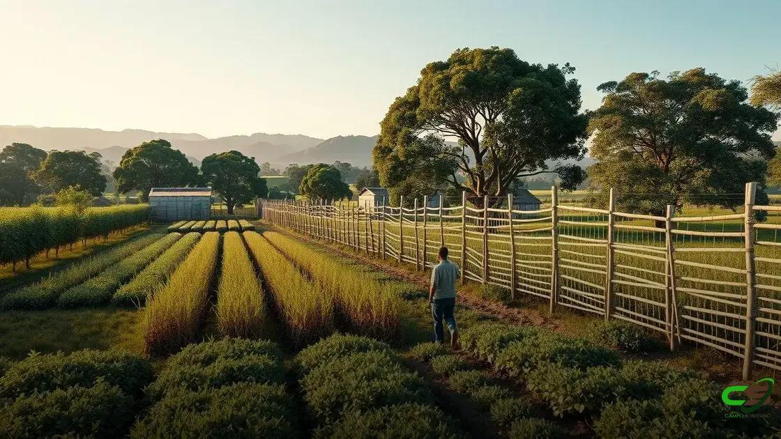 uso de barreiras naturais e artificiais contra o vento