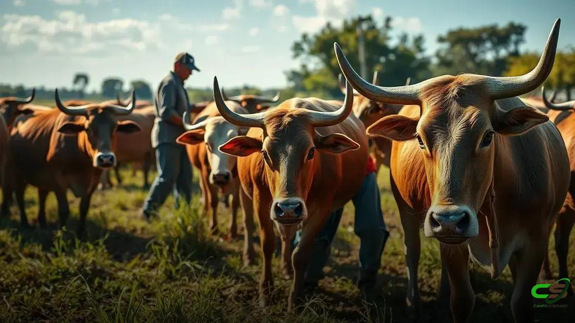 vaca de chifre: 5 dicas para manejar melhor e aumentar sua produção