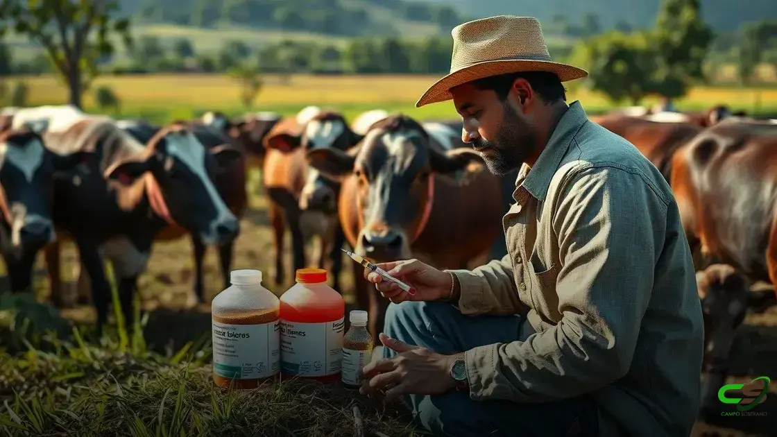 Vacinação e controle de parasitas como estratégias essenciais