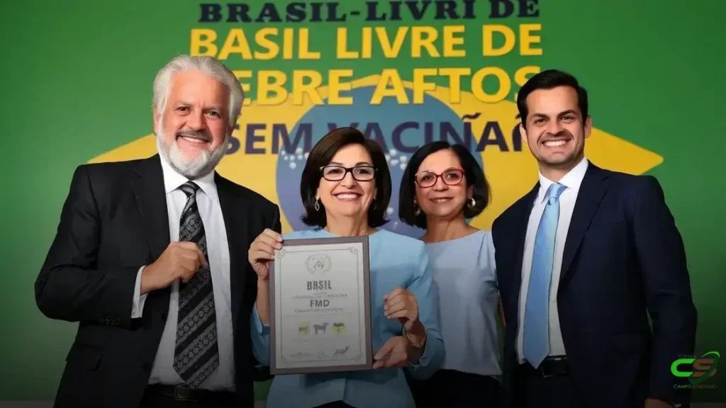 Brasil conquista certificação de país livre de febre aftosa sem vacinação