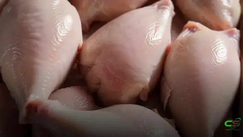 Exportação de carne de frango do Brasil em maio de 2025 reflete na queda de preços