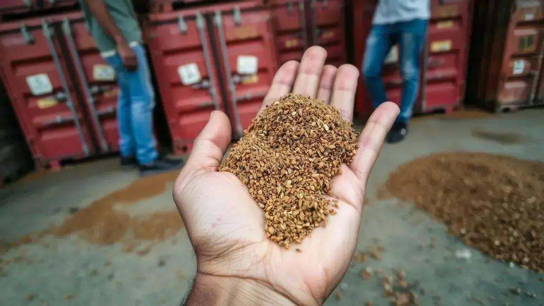 Fiscalização apreende 40 toneladas de farelo de soja adulterado no Porto de Paranaguá