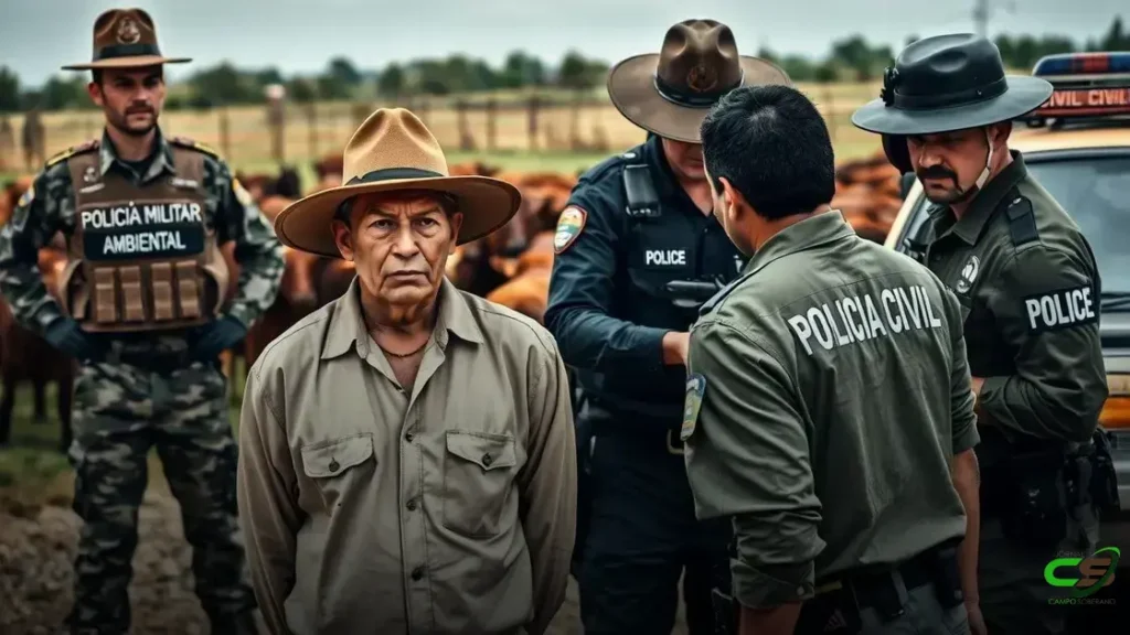 Furto de bezerros e falsidade em fazenda leva à prisão por abigeato