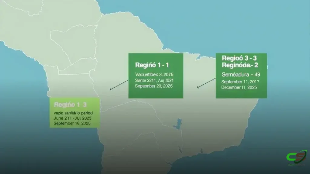 Vazio Sanitário da Soja 2025 no Paraná começa com calendário regional 2 Vazio Sanitário da Soja 2025 no Paraná começa com calendário regional