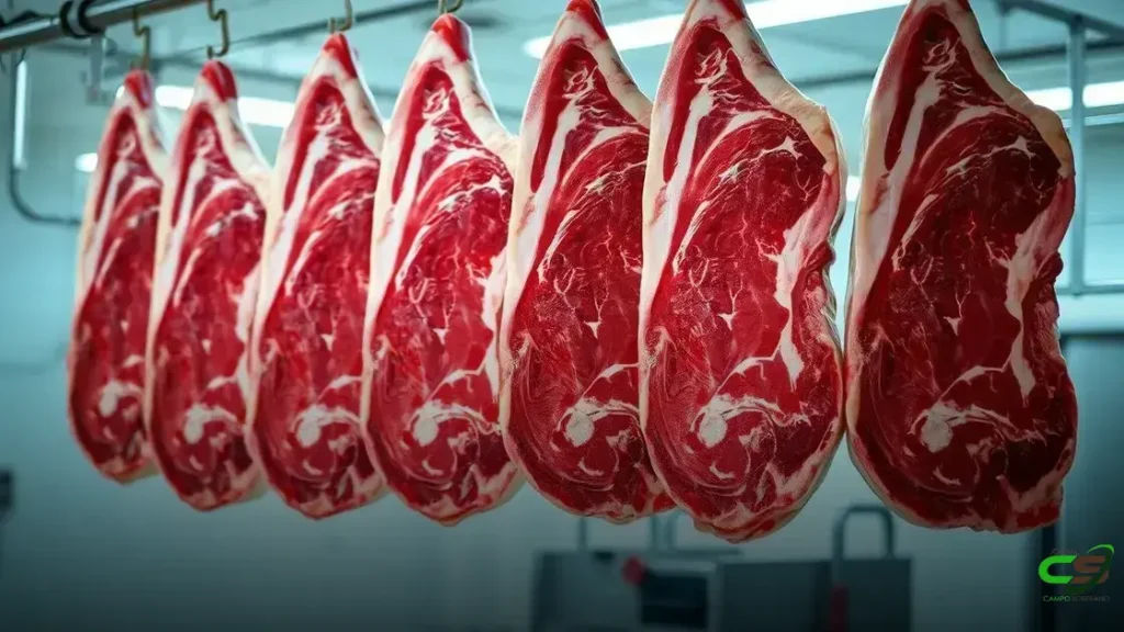 Exportação de carne bovina em 2025: expectativa de nova máxima para julho