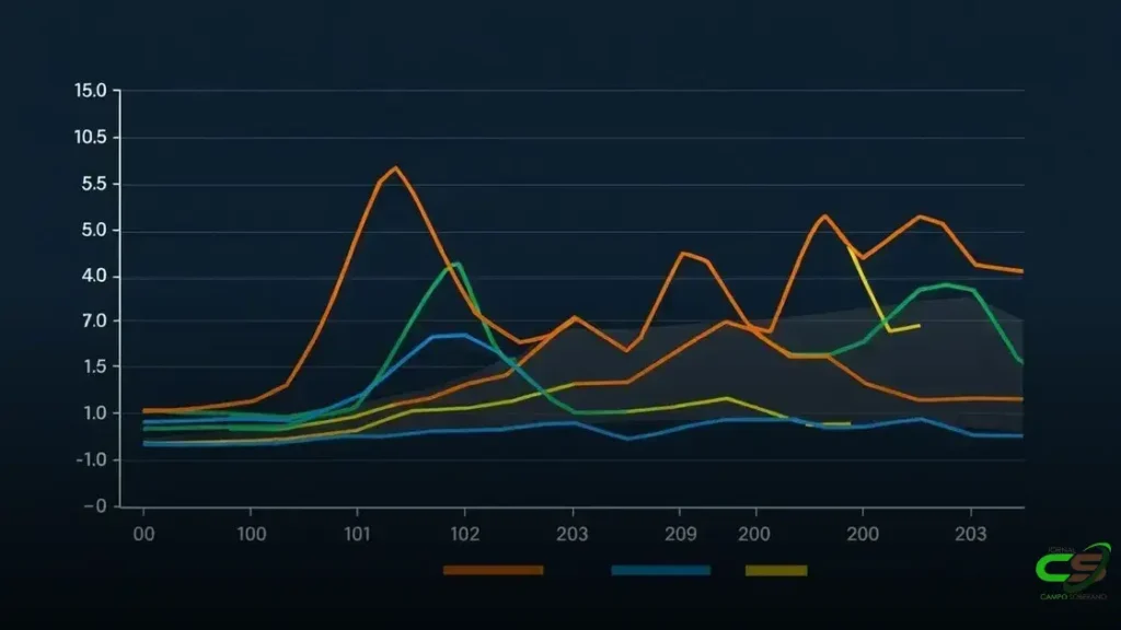 Preço do boi gordo, bezerro, milho e soja nos meses de junho, entre 2018 e 2025 1 Preço do boi gordo, bezerro, milho e soja nos meses de junho, entre 2018 e 2025