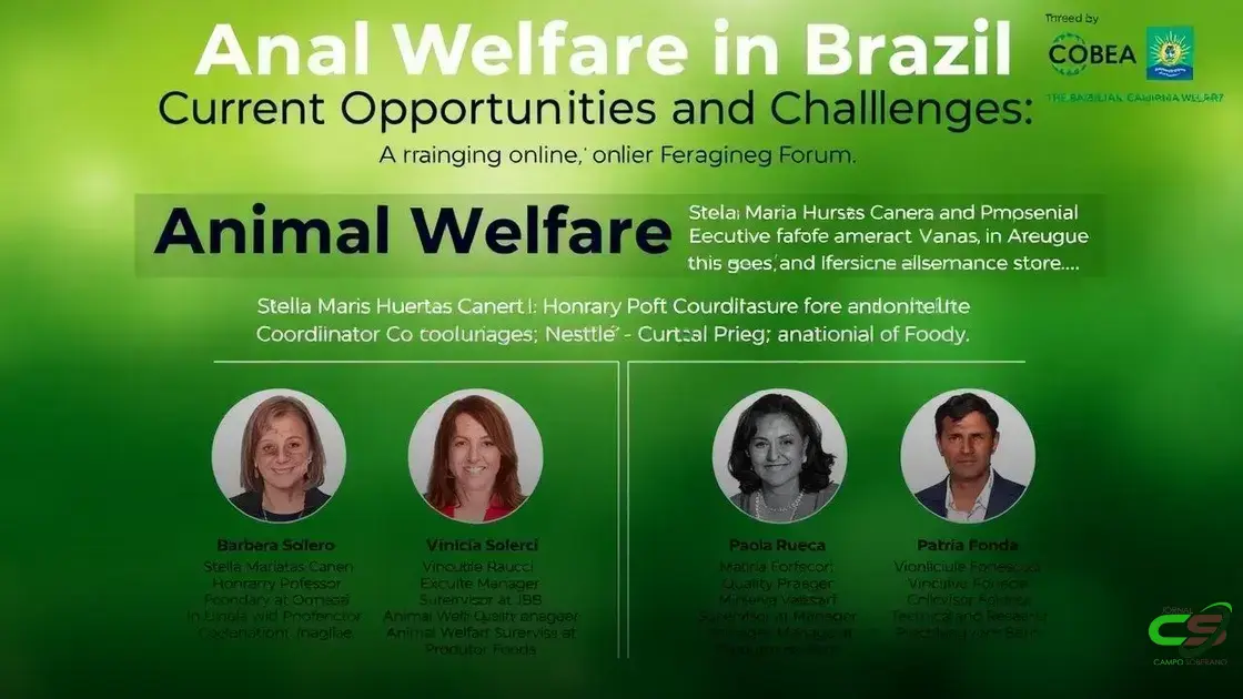 Webinar discute oportunidades e desafios do bem-estar animal no Brasil
